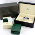 Rolex Lady Cellini Orchid Ref 6201 18K White Gold Sapphire Bezel